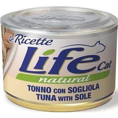 Life Cat Le Ricette Tonno e Sogliola Lattina 150gr Life Cat Le Ricette Tonno e Sogliola Lattina 150gr